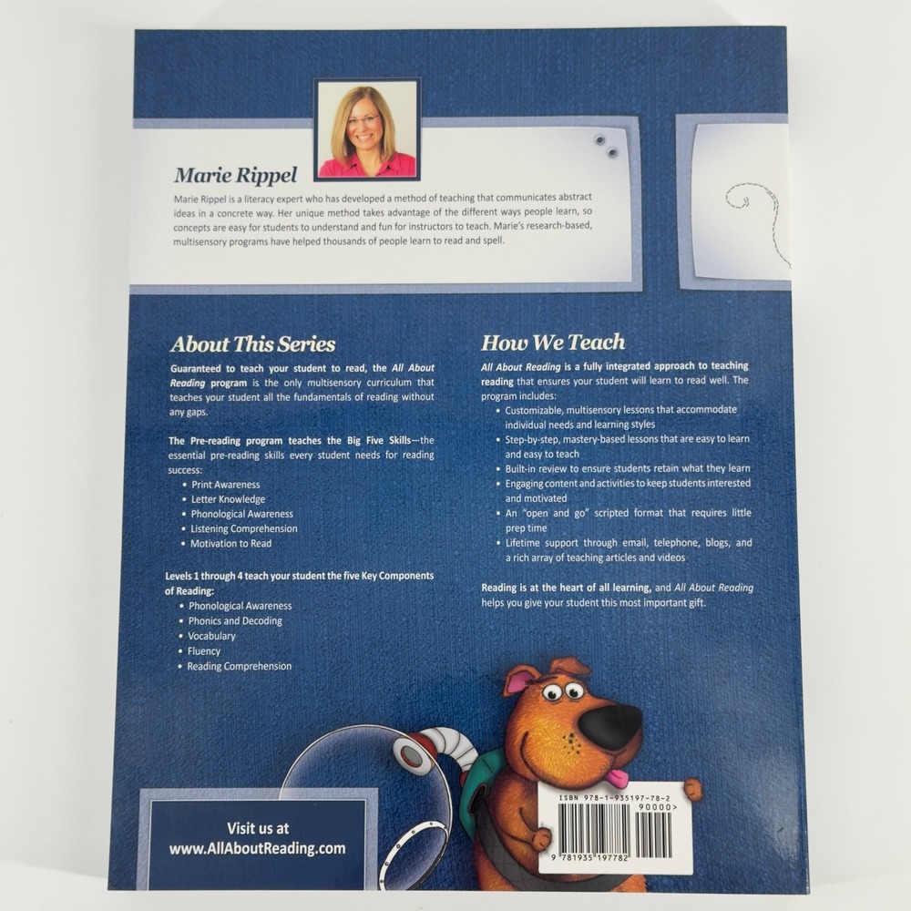 All About Reading Level 1 Teacher's Manual Color Edition Marie Rippel - Picture 2 of 6